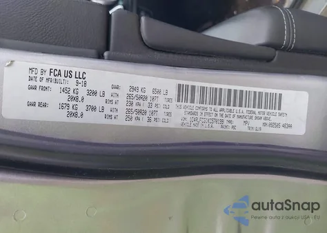 2019 Jeep Grand Cherokee Overland 4X4 z USA, uszkodzony, nr VIN 1C4RJFCG1KC570199